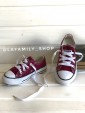 Converse, кеды детские бордовые Converse, кеды детские бордовые