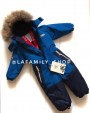 Pogo Kids, зимний комбинезон арт Pg88220 (цвет- джинсовый)