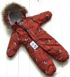 PogoKids, комбинезон зимний арт 888 (цвет кирпичный) 