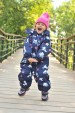  PogoKids, комбинезон зимний арт 88860  (цвет темно-синий) 