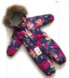PogoKids, комбинезон зимний  лесные белки (малиновый)