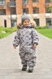  PogoKids, комбинезон зимний арт 888 (цвет светло-серый) 