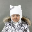 Шлем "Кошка" трехслойный. Цвет белый Шлем "Кошка" трехслойный. Цвет белый