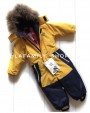 Pogo Kids, зимний комбинезон арт Pg88220 (цвет- желтый) Pogo Kids, зимний комбинезон арт Pg88220 (цвет- желтый)