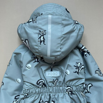 PogoKids, комбинезон демисезонный Racoon (gray) 