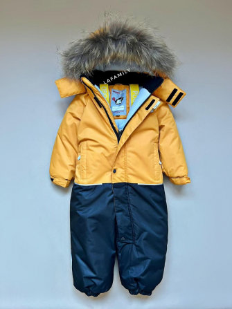 Pogo Kids, зимний комбинезон "Combi"  (yellow) Небольшой Брак