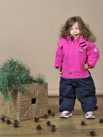  Pogo Kids, комбинезон зимний "Combi",  (rose) Небольшой брак