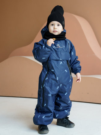 PogoKids, комбинезон демисезонный "Муравьи" (navy), арт. 88215