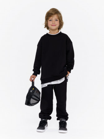 LF kids, костюм облегченный  "Sweatshirt" ( цвет черный).  Арт.  LF 888005