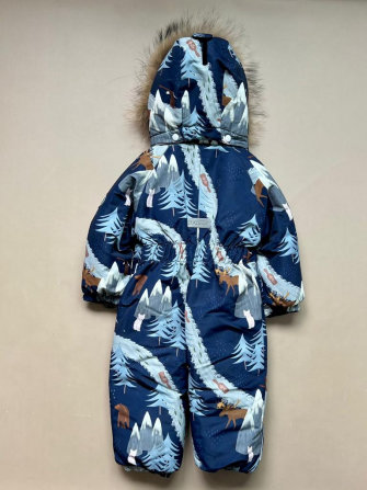 Pogo Kids, комбинезон зимний "Зимний Лес", арт Pg88222 (цвет Navy)