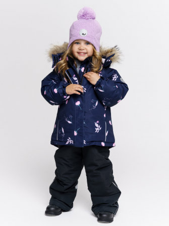 PogoKids, комплект зимний "Bloom", арт LF88225 (цвет Navy )