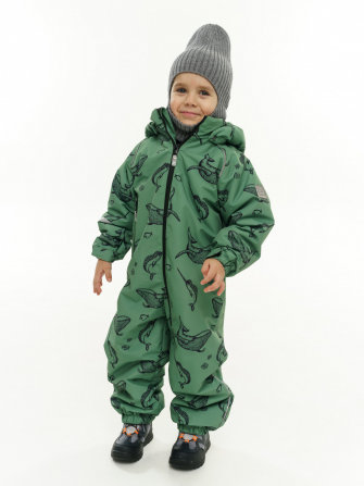 PogoKids, комбинезон демисезонный "Киты" (a.green), арт. PG88270