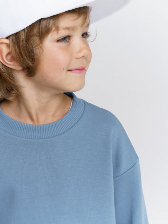LF kids, свитшот облегченный (цвет голубой).  Арт.  LF 888005