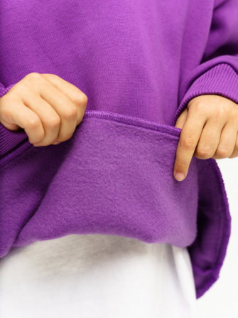 LF kids, костюм с начесом "Over Komfort" ( цвет фиалка). Арт.  д10