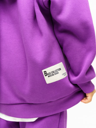 LF kids, костюм с начесом "Over Komfort" ( цвет фиалка). Арт.  д10