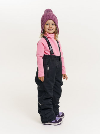 PogoKids, комплект зимний с принтом "Лисы", арт Pg88284 (red) БРЮКИ ВНИЗУ ПРЯМЫЕ