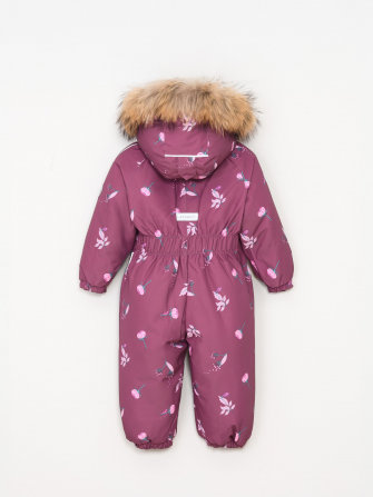 Pogo Kids, комбинезон зимний для девочки Bloom, арт LF88226 (цвет d.red)