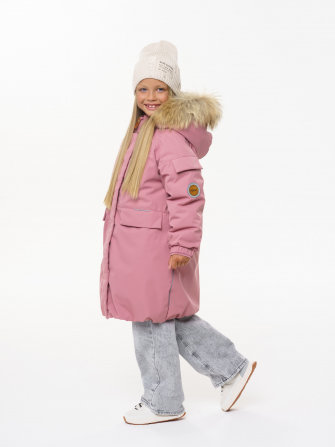 PogoKids, пальто зимнее для девочки (pink), арт. 88258