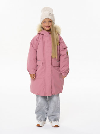 PogoKids, пальто зимнее для девочки (pink), арт. 88258