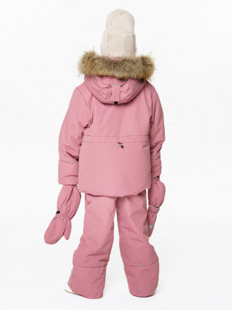 PogoKids, комплект зимний однотонный c крагами, арт Pg88254 (rose)