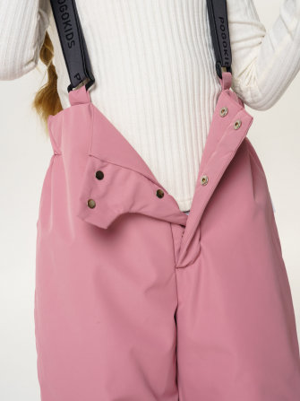 PogoKids, комплект зимний однотонный c крагами, арт Pg88254 (rose)