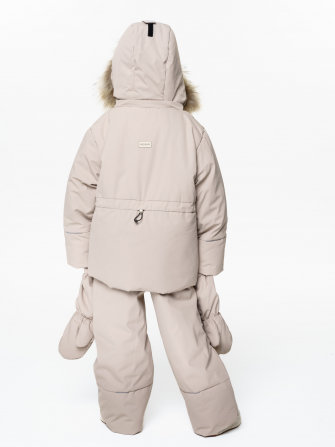 PogoKids, комплект зимний однотонный c крагами, арт Pg88254 (sand)