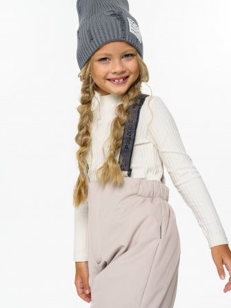 PogoKids, комплект зимний однотонный c крагами, арт Pg88254 (sand)