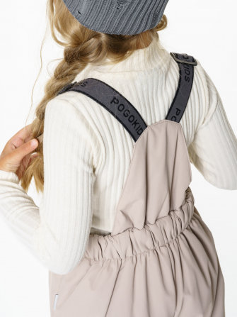 PogoKids, комплект зимний однотонный c крагами, арт Pg88254 (sand)