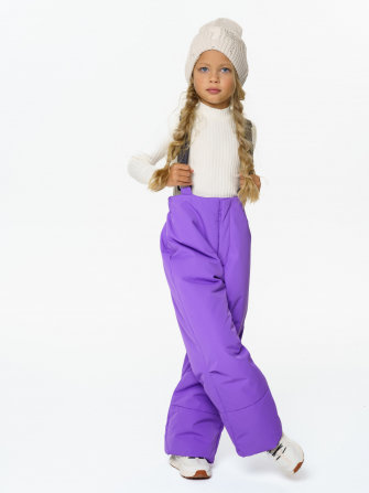PogoKids, комплект зимний однотонный c крагами, арт Pg88254 (violet)