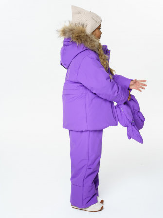 PogoKids, комплект зимний однотонный c крагами, арт Pg88254 (violet)
