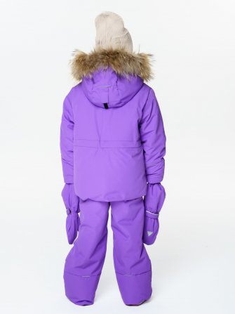 PogoKids, комплект зимний однотонный c крагами, арт Pg88254 (violet)