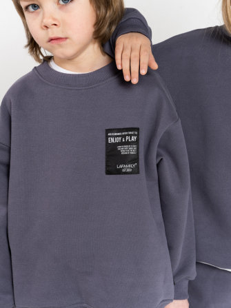LF kids, кофта с начесом (цвет графит)