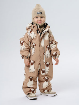 PogoKids, комбинезон демисезонный "Мопсы", арт Pg88300 (цвет beige)