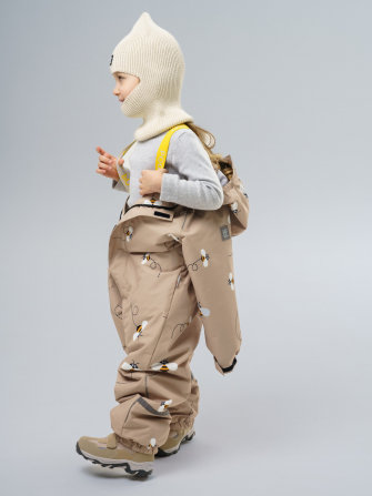PogoKids, комбинезон демисезонный "Пчёлы New", арт Pg88156 (цвет Khaki) БРАК