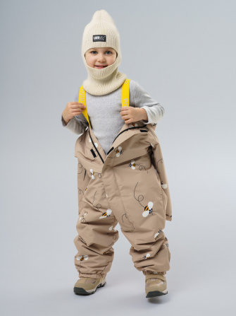 PogoKids, комбинезон демисезонный "Пчёлы New", арт Pg88156 (цвет Khaki) БРАК