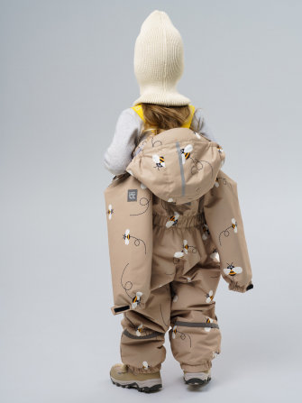 PogoKids, комбинезон демисезонный "Пчёлы New", арт Pg88156 (цвет Khaki) БРАК