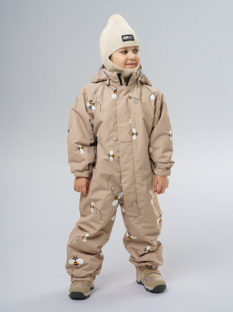 PogoKids, комбинезон демисезонный "Пчёлы New", арт Pg88156 (цвет Khaki) БРАК