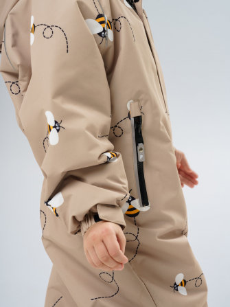 PogoKids, комбинезон демисезонный "Пчёлы New", арт Pg88156 (цвет Khaki) БРАК