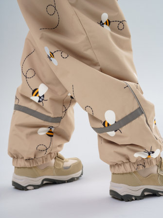 PogoKids, комбинезон демисезонный "Пчёлы New", арт Pg88156 (цвет Khaki) БРАК