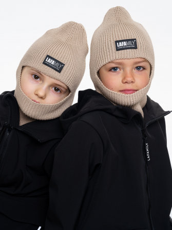 LFkids,  ШТАНЫ софтшелл непромокаемые цвет черный