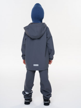 LFkids,  КУРТКА софтшелл непромокаемая цвет серый