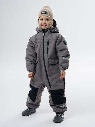 PogoKids, комбинезон демисезонный "Том", арт Pg88263 (цвет b.gray)