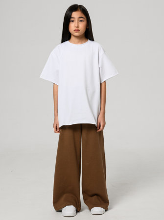 Футболка оверсайз от LF Kids,  цвет белый
