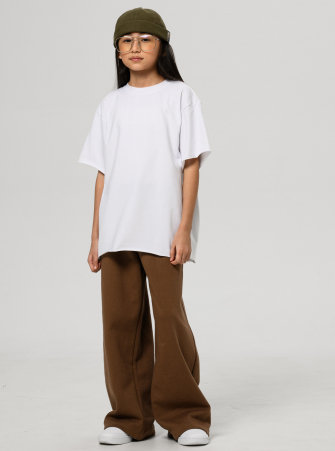 Футболка оверсайз от LF Kids,  цвет белый