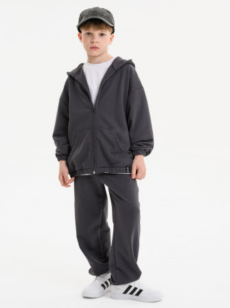 LF kids, костюм “Зип” спортивный на молнии с капюшоном (цвет серый)