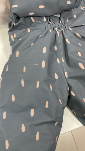Pogo Kids, зимний мембранный комбинезон с принтом «Капля», арт. Pg88236 (цвет a.green) ! НЕЗНАЧИТЕЛЬНЫЙ ДЕФЕКТ !
