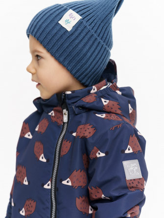 PogoKids, куртка демисезонная "Ежи"  (navy), арт. PG88262