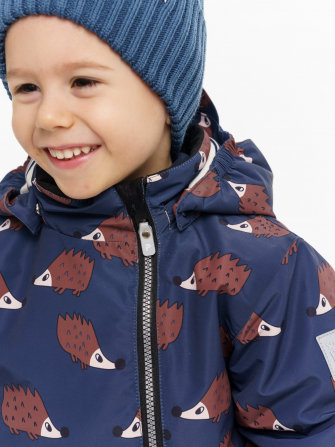 PogoKids, куртка демисезонная "Ежи"  (navy), арт. PG88262