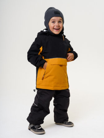Pogo Kids, комплект демисезонный Анорак (yellow), арт. PG88274 СЕРЫЕ штаны