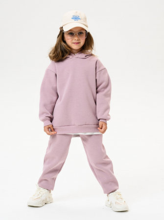 LF kids, костюм с начесом "Over Komfort" ( цвет пудра). Арт.  д10